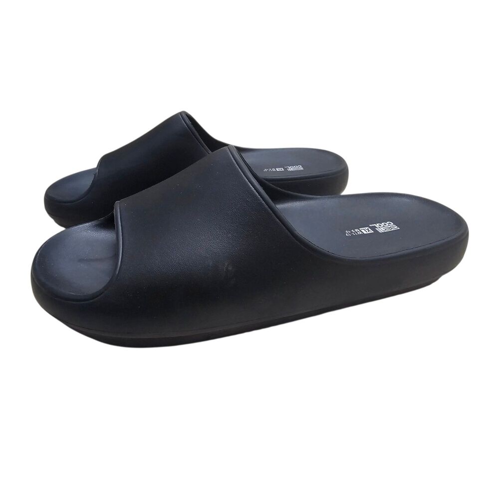 32 Degrees Unisex Cusion Slides Black XL M9-10, W11-12